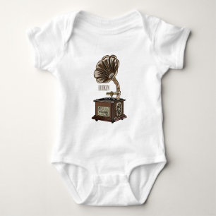 Drehteller Cartoon-Illustration Baby Strampler