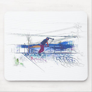 Drehung des Decks - Stunt Scooter Mousepad