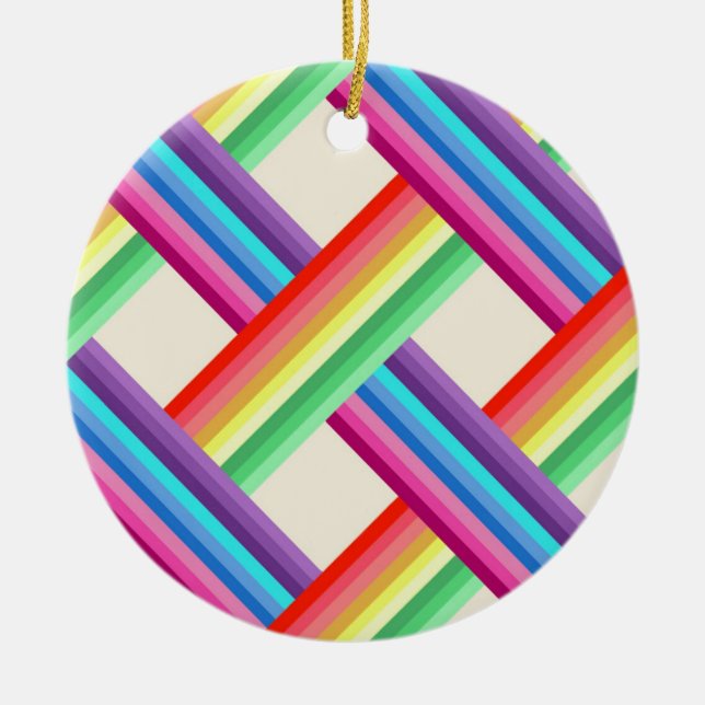 Drehung Keramik Ornament (Vorne)