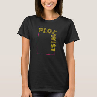 Drehung-Leser anzeigen Buchgrundstück T-Shirt