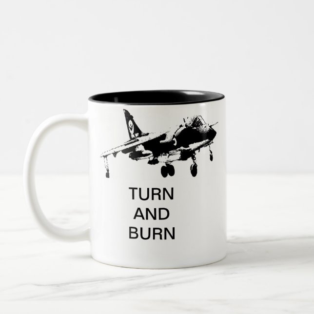 DREHUNG UND BRAND ZWEIFARBIGE TASSE (Links)