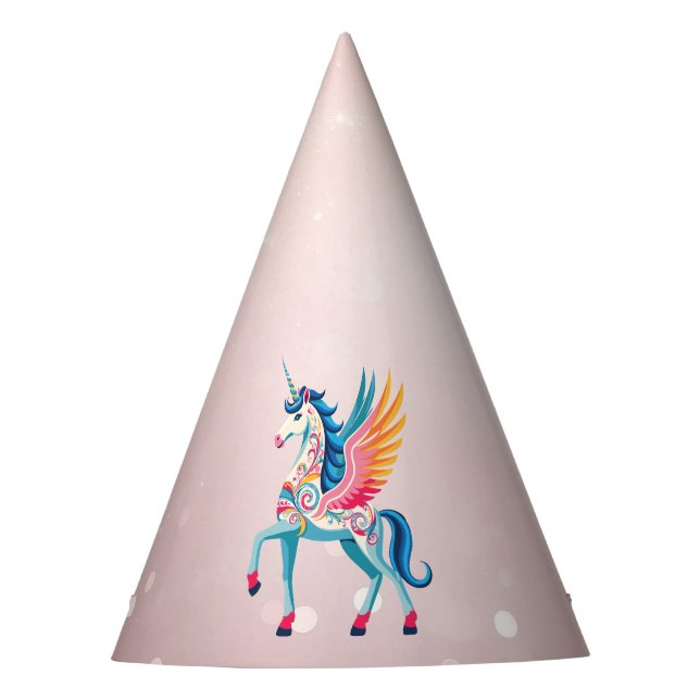 Drehunicorn Partyhütchen (Vorderseite)
