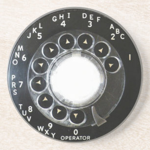 Drehwählscheibentelefon Untersetzer