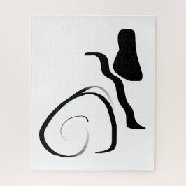 Drehzyklus: Abstrakt Schwarz/Weiß