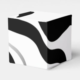 Drehzyklus: Abstrakt Schwarz/Weiß Geschenkschachtel