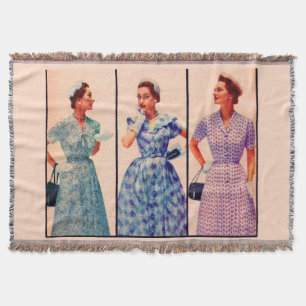 drei 1953 Kleider - Vintage Kleidung Decke