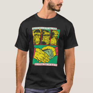 Drei Affen Demokraten Amerika Republikanische Poli T-Shirt