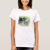 Drei Alpaka-Shirt