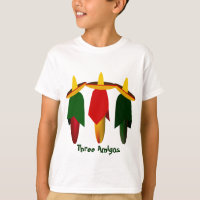 Drei Amigo Hot Paprikaschoten Kinder T - Shirt