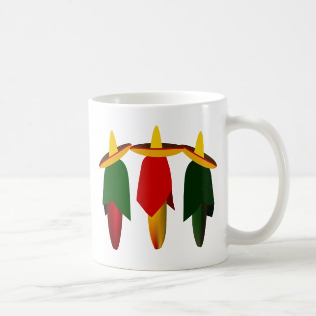 Drei Amigo Hot Paprikaschoten Tasse (Rechts)