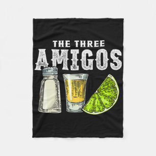 Drei Amigos Limones Salz Tequila Funny Cinco De Fleecedecke