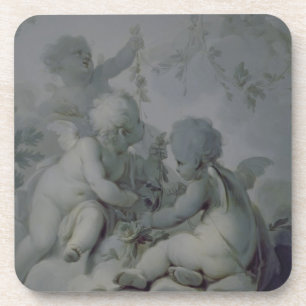 Drei Amoren, c.1775 Getränkeuntersetzer