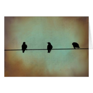Drei Amsel-Karte
