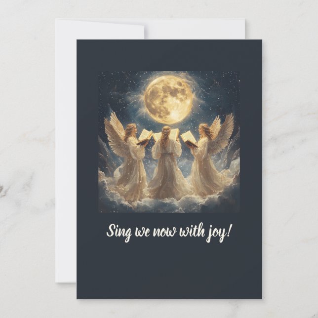 Drei Angel Chorale Urlaubskarte Feiertagskarte (Vorderseite)