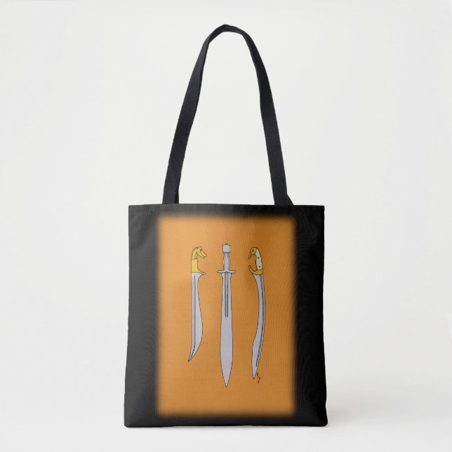 Drei antike griechische Schwerter Tasche (Vorderseite)