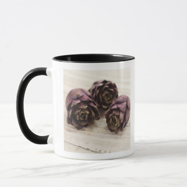 Drei Artischocken Tasse (Links)