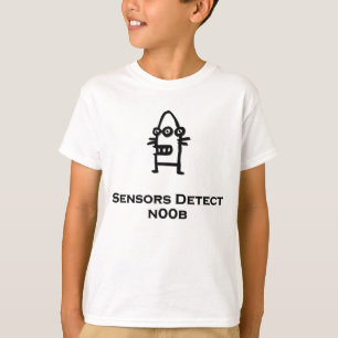 Drei Augen-Bot-Sensoren erkennen n00b T-Shirt