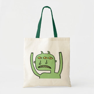Drei Augen-Monster Tragetasche