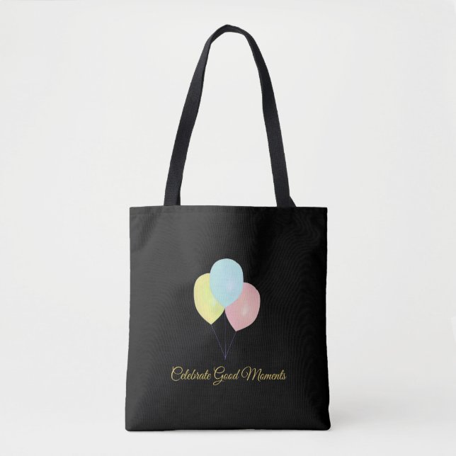 Drei-Balloons-Tote-Tasche Tasche (Vorderseite)