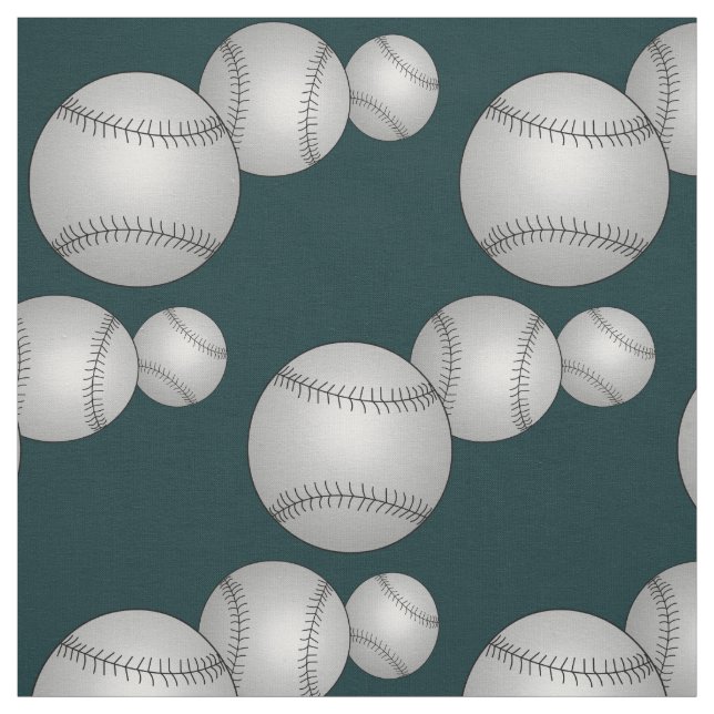 Drei Baseballs Stoff (Muster)