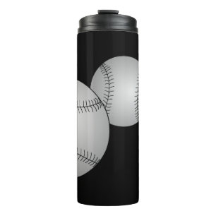 Drei Baseballs Thermosbecher