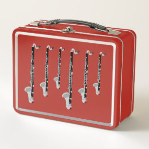Drei Bass Clarinets Metall Brotdose