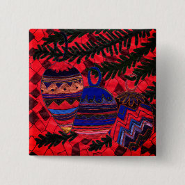 Drei Baubles Button