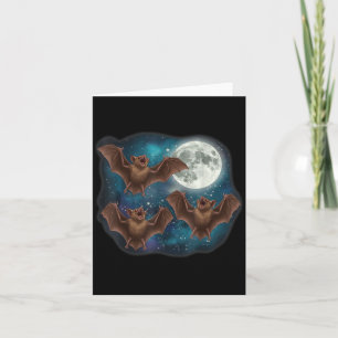 Drei Becken unter Vollmond Funny Cosmic Meme Hallo Karte