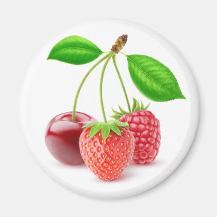 Drei Beeren Magnet
