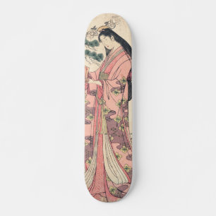 Drei berühmte Werke japanischer Holzschnitzkunst Skateboard