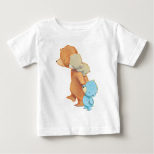 Drei bezaubernde Bärenfreunde Baby T-shirt