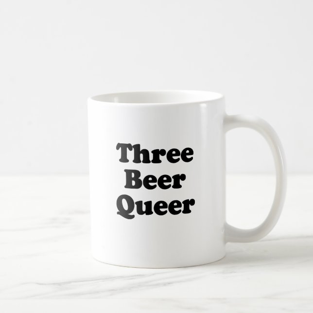 Drei Bier Que Kaffeetasse (Rechts)
