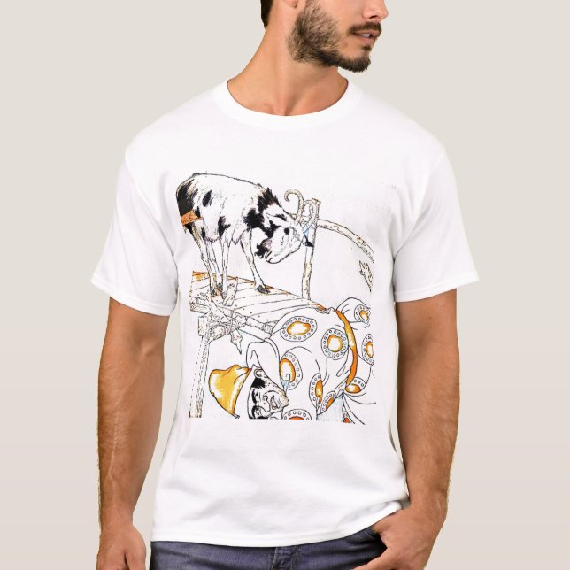 Drei Billy-Ziegen-Gruff KinderBio T-Shirt (Vorderseite)