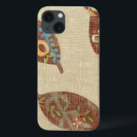 Drei Blätter auf Leinenbeschaffenheits-Hintergrund iPhone 13 Hülle<br><div class="desc">Die besten Sachen kommen in threes! Set auf einem Leinenhintergrund, den dieses Blätter schaut, wie sie in Richtung zum Boden in einem herbstlichen Tumble schwimmen. Fangen Sie sie und setzen Sie sie auf Ihre Wand heute!</div>