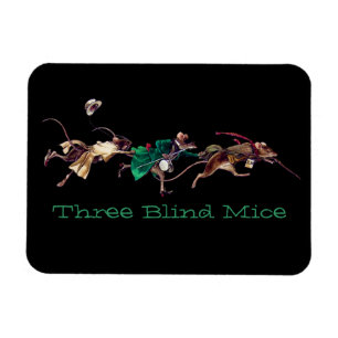 Drei Blinde Mäuse Magnet