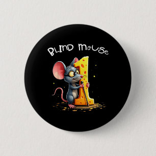 Drei blinde Mäuse passendes Halloween-Gruppenkostü Button