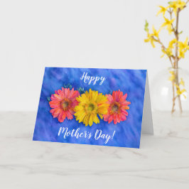 Drei Blume Gerbera Daisy Art Mother Karte