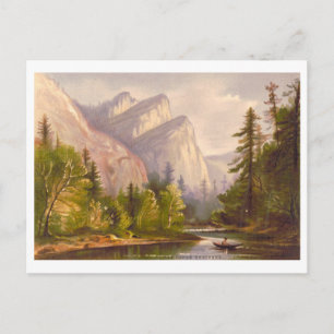 Drei Brüder Yosemite Vintag Prang Lithograph Postkarte