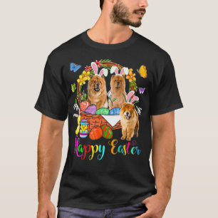 Drei Bunny Chow Hunde in Ostern Eierkörbe Korb T-Shirt