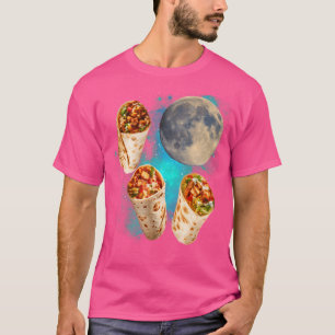 Drei Burritos Mond Heulen Lustig 3 Burritos Heulen T-Shirt