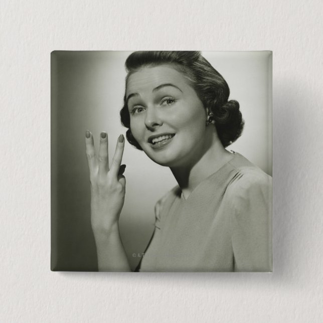 Drei Button (Vorderseite)