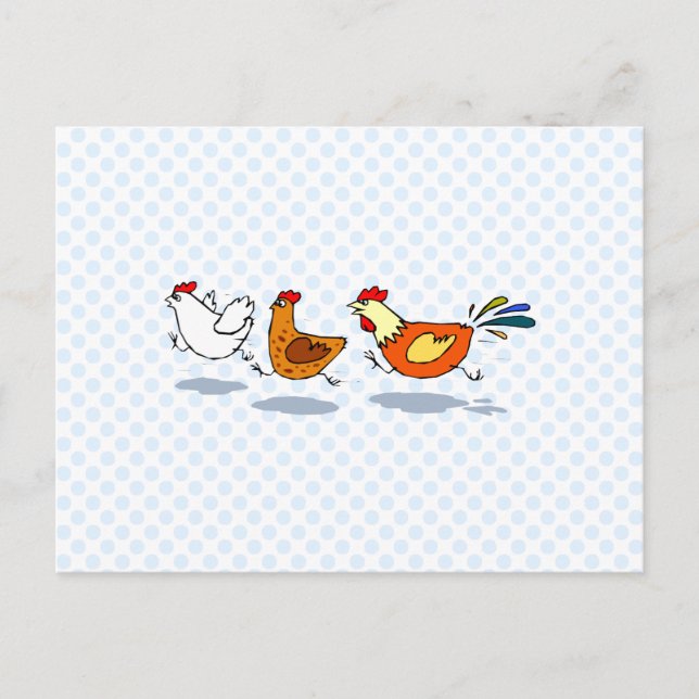 Drei Chicks Postkarte (Vorderseite)