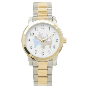 Drei Chihuahuas Watch Armbanduhr