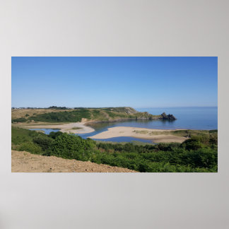 Drei Cliffs Bay Poster