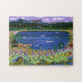 Drei Creeks See-Puzzlespiel