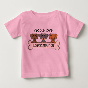 Drei Dackeln Baby T-shirt