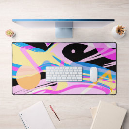 Drei dimensionale geometrische Abstrakte Malerei Schreibtischunterlage