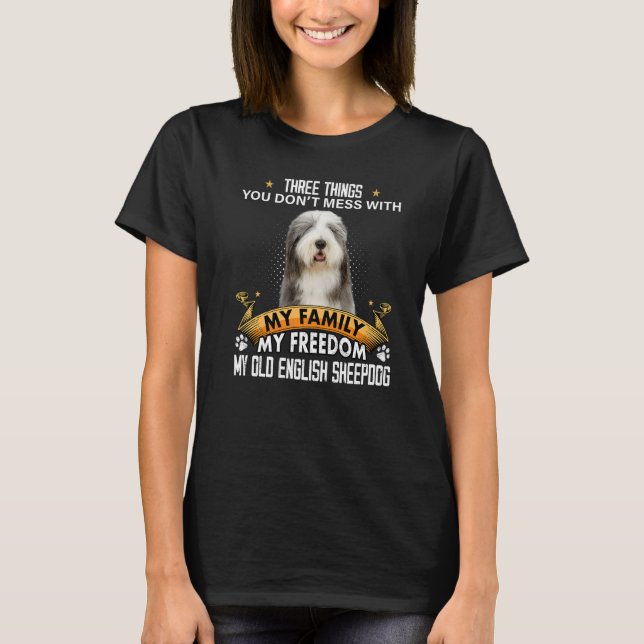 Drei Dinge, die man nicht mit alten englischen Sch T-Shirt (Vorderseite)