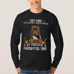 Drei Dinge, die man nicht mit amerikanischem Grube T-Shirt
