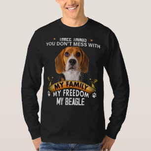 Drei Dinge, die man nicht mit Beagle-Hund verwechs T-Shirt